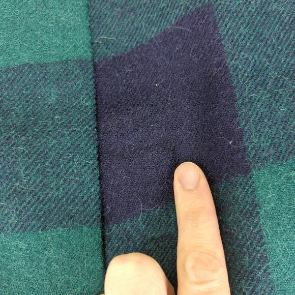 Vintage Blarney Woolen Mills 100% Wool Skirt Tartan Plaid Women's 8 Midi Pleated - Picture 7 of 9